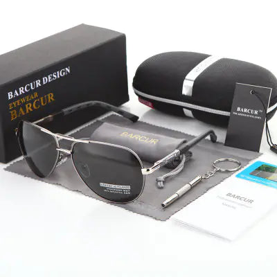 Classic Polarized Sunglasses for Men - BARCUR Design