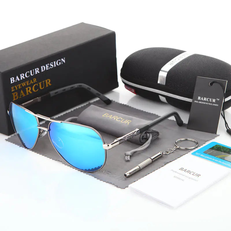 Classic Polarized Sunglasses for Men - BARCUR Design